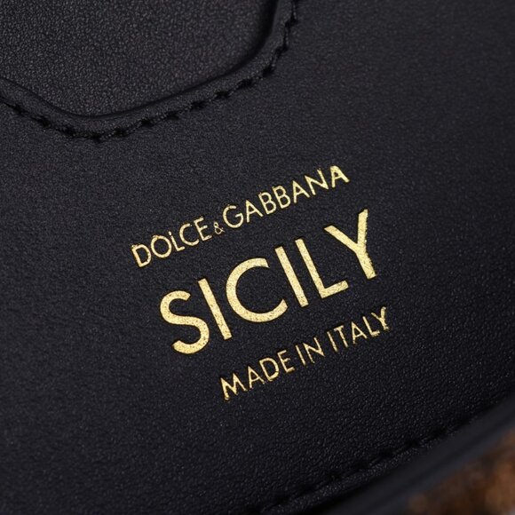 Dolce & Gabbana Leopard-Print Flap Shoulder Tote Bag - Picture 9 of 9